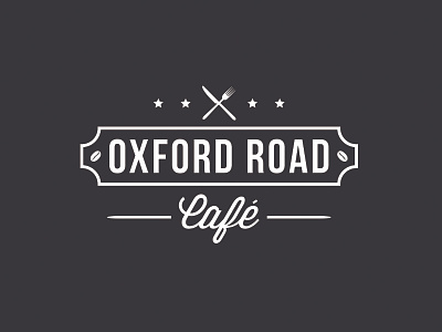 Oxford Road Cafe Logo branding identity logo