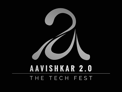 Aavishkar 2.0 Logo (Variant 1) branding design flat icon illustration logo logodesign typography