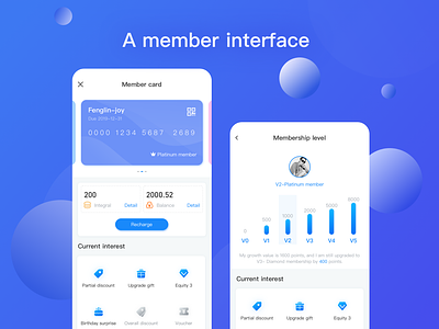 A member interface