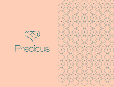 Precious Logo brand branding design feminine flat icon identity jewelry logo logodesign mark minimal minimalist modern shop trend vector