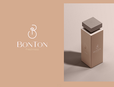 Bonton Branding brand branding clean cosmic feminine fresh design identity logo mark minimal minimalist minimalist logo organic simple skincare symbol vector versatile warm