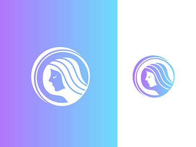 Wellness brand branding design gradient icon identity line logo mark minimal simple symbol wellness woman