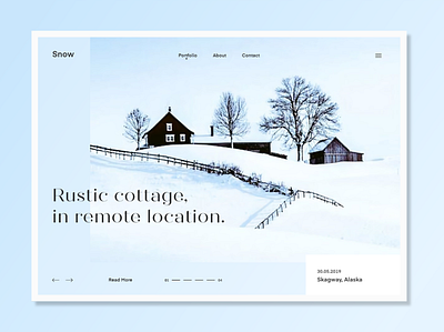 Snow design ui ux