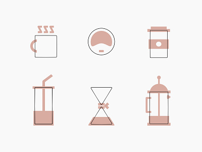 Coffee cafe chemex coffee cup french glass icons mug press tea