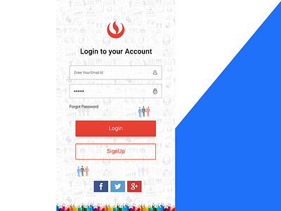 Login New design login app login scree mockup design