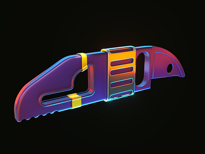 Sci-Fi Knife 3dsmax concept art coronarender sci fi