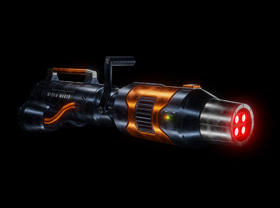 WidowMaker from GTA V Game 3d blender blender 3d blender3d concept concept art gta gta5 heavy weapon weaponry weapons