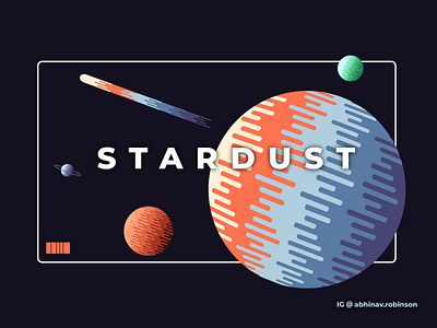 STARDUST art branding clean design flat graphic design illustration illustrator lettering logo minimal typography ui vector web