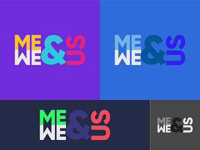Me-We & Us <3 // Concept art branding calm clean color community design flat graphic design illustration illustrator logo logo design love minimal pastel peace simple togeather vector