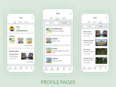 Profile Google Mystery app google design green mobile mobile app design mobile ui product design ui ux uxui