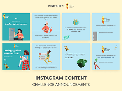 The Cacatoès Theory - Instagram : Design Challenges 3d cacatoes illustration instagram instagram banner instagram post linkedin social media social network ui