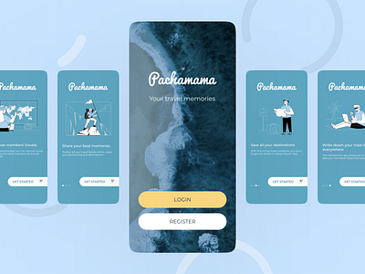 Pachamama app : onboarding