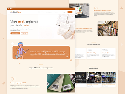 BiblioTech - API Landing page