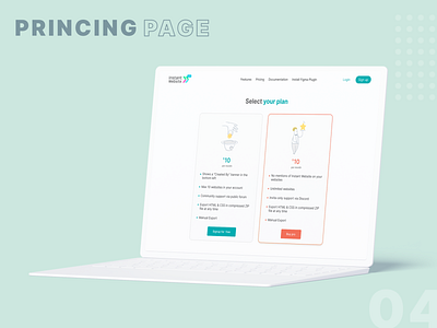 Instant Website - Pricing page