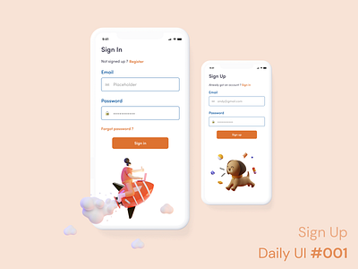 Daily UI 001 - Sign Up