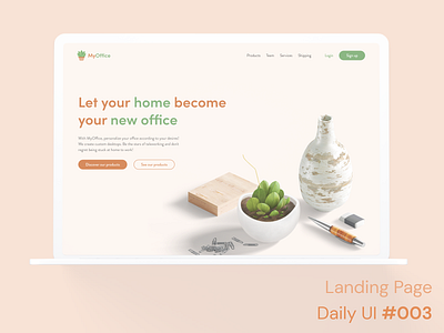 Daily UI 003 - Landing Page