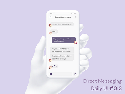 Daily UI 013 - Direct Messaging