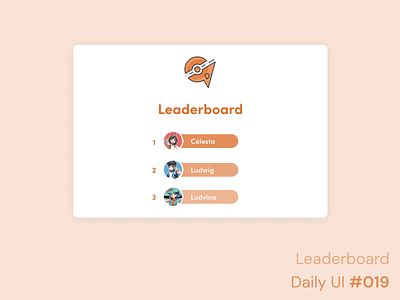 Daily UI 019 - Leaderboard