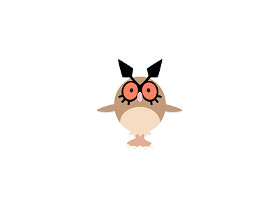 Vectorial Hoothoot figma illustration pokemon pokémon vector