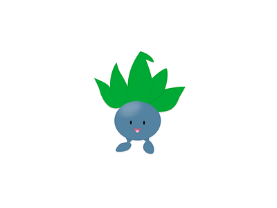 Vectorial Oddish figma illustration pokemon vector