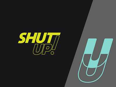 Shut Up! Fitness Branding branding design graphic design logo