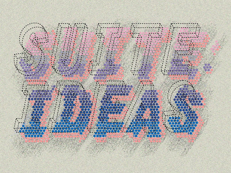 Suite: Ideas cover font gif magazine type