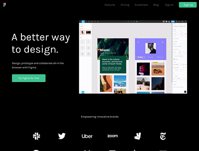 Figma landing page alignment design flat grid minimal typography ui ux web website