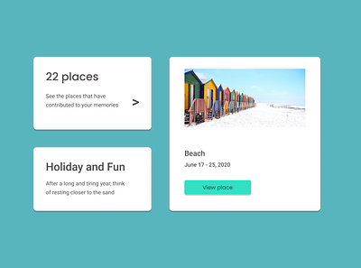 Adjacent cards alignment design flat grid minimal typography ui ux web website