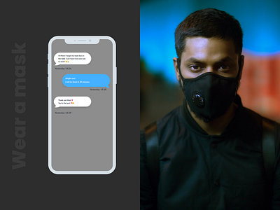 Daily UI :: 013 - Direct Messaging app application application ui chatbox direct messaging mask chat messaging messaging app