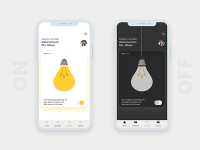 Daily UI :: 015 - On/Off Switch alignment app app design design mobile app mobile app design ui ux