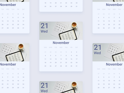 Daily UI :: 038 - Calendar