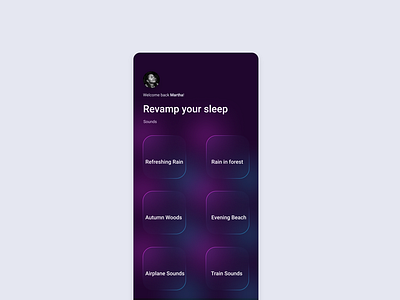 Sleep sounds app