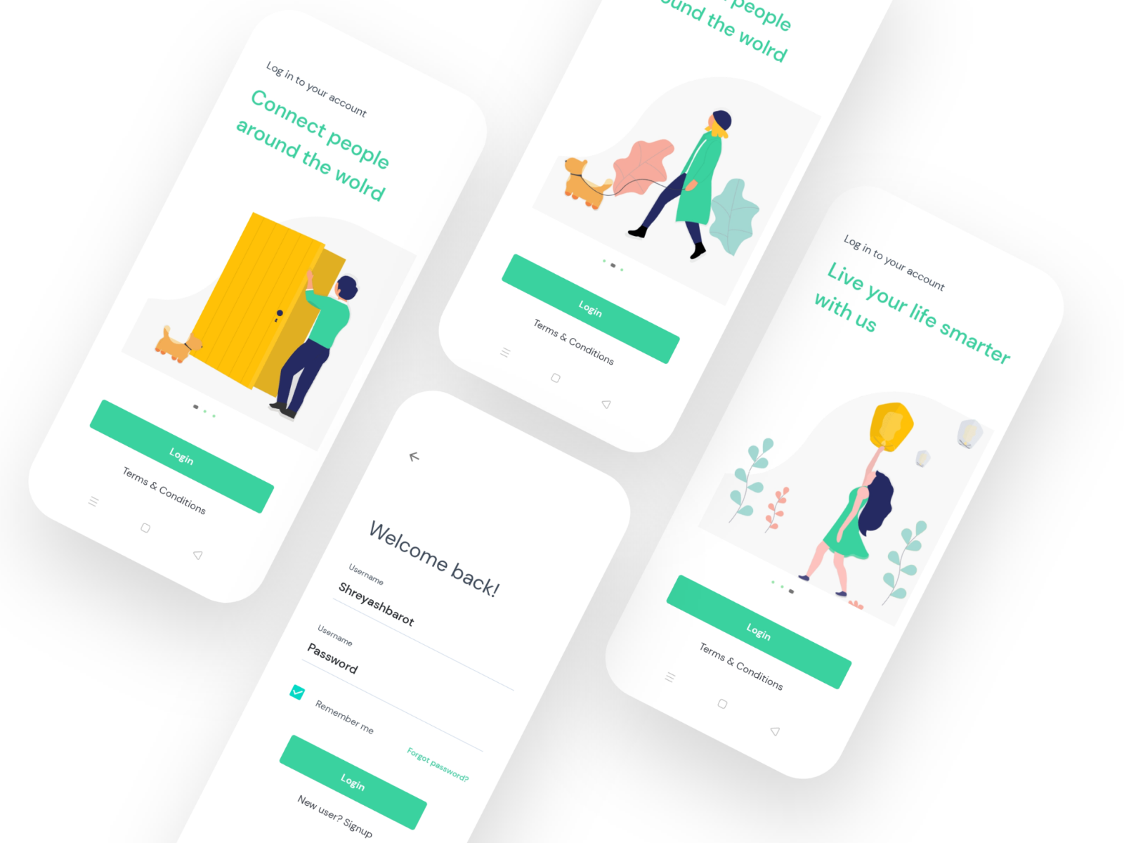 Dribbble - login-ui-kit-xml-layout-android-studio-392672.png by Rohan Surve
