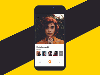 Single Profile Screen android app android app design android app development app branding design minimal ui ux