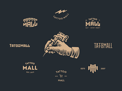 Tattoo Mall brand branding logo logotype tattoo