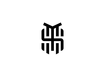 My Sheol branding clean logo minimal monogram symbol