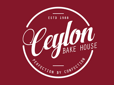 Ceylon Logo adobeillustator badge logo bakery logo branding illustration logo vintage