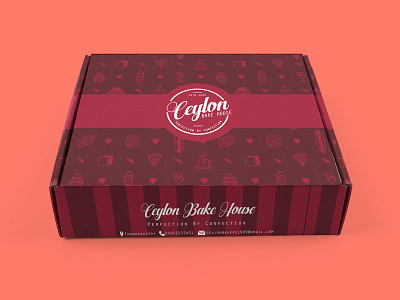 Cake Box Packaging Design bakery box cake illustraor packagedesign packaging restaurant restaurant branding