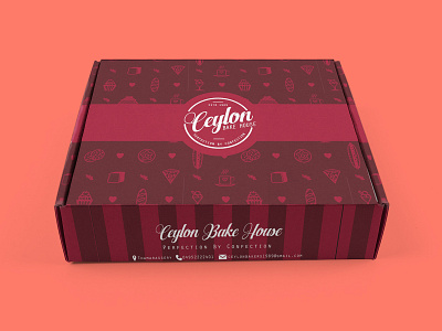 Cake Box Packaging Design