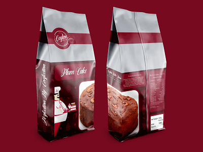Plum Cake Packaging Design baker bakery branding cake package packagedesign plum restaraunt