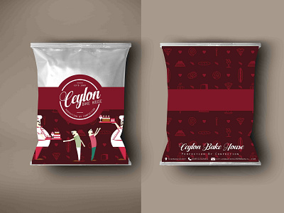 Bakery Package Design Aluminium Cover bakery branding cover package packagedesign