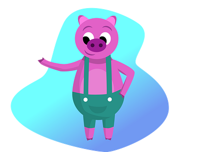 Piggy | Character Design ad adobeillustator character character design finance illustration money piggy