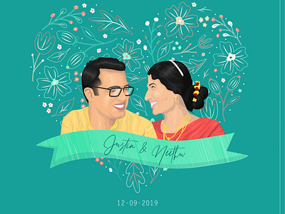 Couple Illustration | Wedding Anniversary