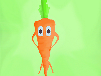 Mr carrot design digital painting minimal photoshop