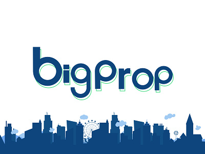 bigprop design illustration minimal vector