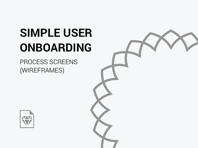 User Onboarding Process - Wireframes appscreens forms login mobileapp onboarding resources signup sketchapp sketchfile users wireframes
