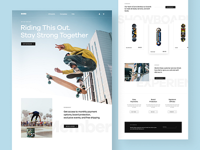 Skateboard E-commence Concept