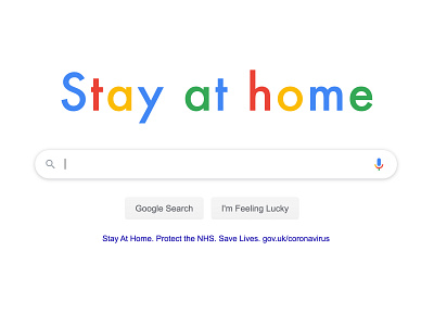 Stay at home - Google Homepage redesign coronavirus covid19 google redesign