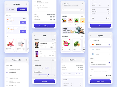 Grocery e-commerce - Mobile app