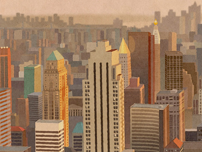 Dizzain.com Redesign buildings city header illustration manhattan new york city nyc vector